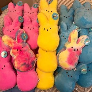 15 “ Rare Tie Dye Easter Peep Plushie
